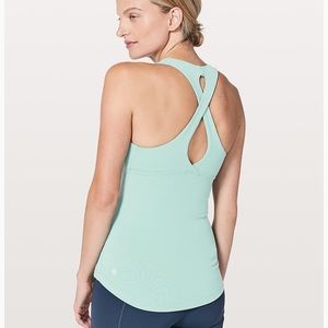 Lululemon Sweat Reps 2 in 1 tank. Worn once